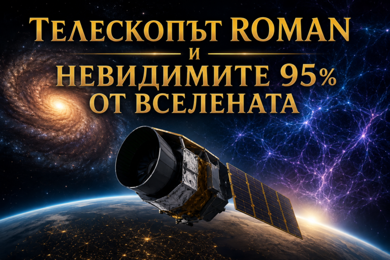 Телескопът Roman и невидимите 95% от Вселената
