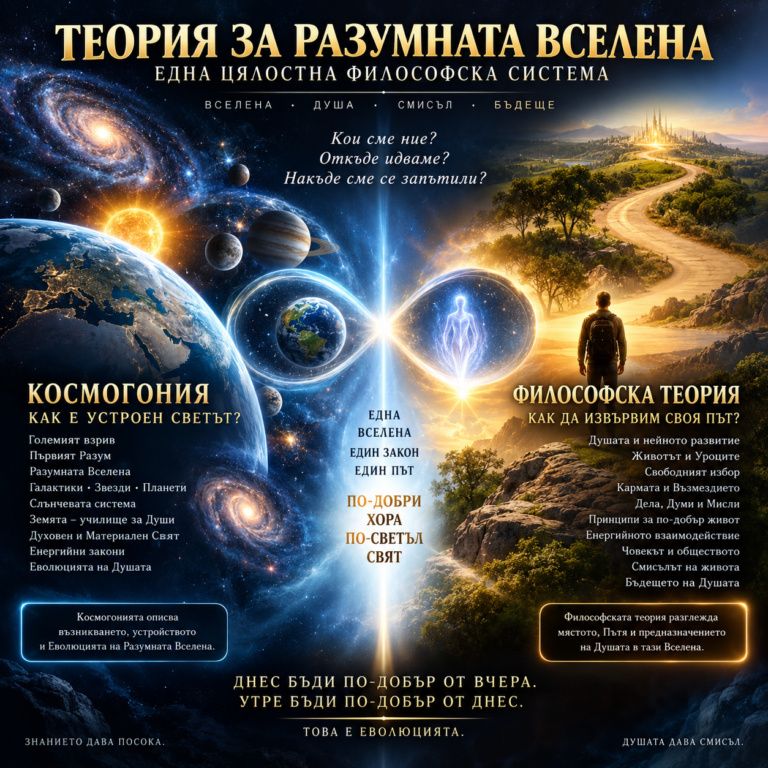 Теорията за Разумната Вселена — една цялостна философска система