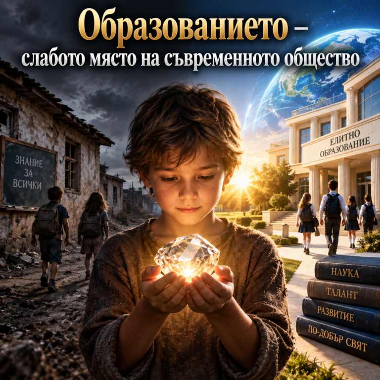 Образованието – слабото място на съвременното общество